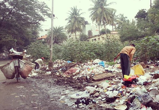 Picture taken while shadowing waste pickers around Bangalore 5.00 AM 