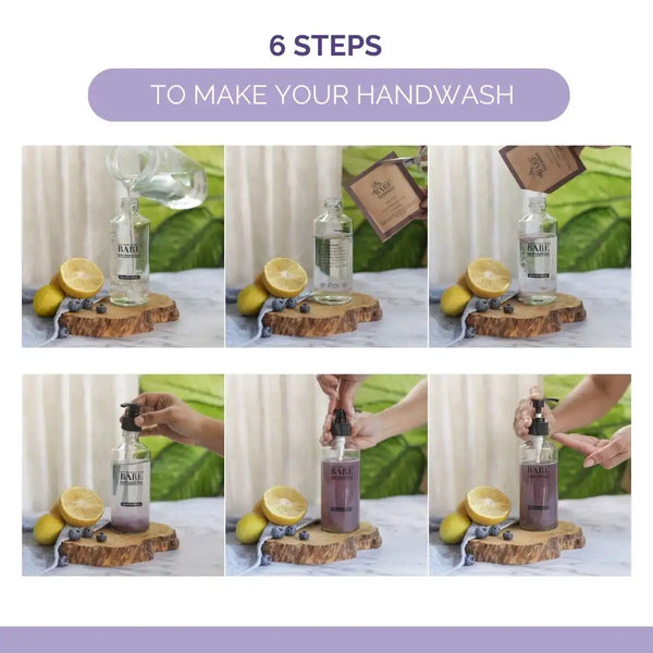 Eco-friendly hand wash powder eliminates plastic waste