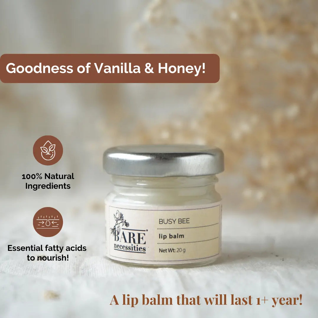 Busy Bee Lip Balm - 100% Natural Shea Butter Lip Care image 4