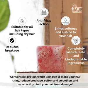 Hydrating shampoo bar with cranberry natural ingredients
