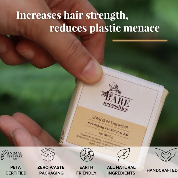 Love is in the (h)air conditioner bar natural ingredients