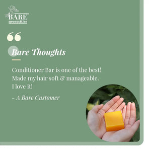 Nutrient-rich conditioner bar zero waste plastic-free packaging