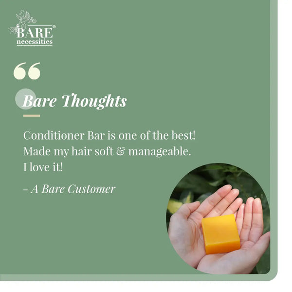 Nutrient-rich conditioner bar zero waste plastic-free packaging