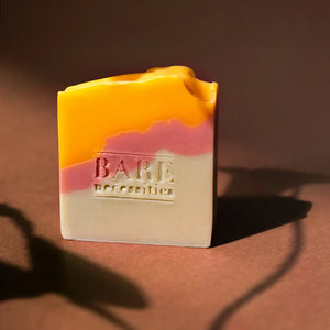 Cold-processed saffron spa bar zero waste handmade soap