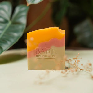 Saffron Bliss natural soap deep cleansing nourishing formula