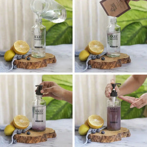 Plant-based hand wash powder just add water eco-friendly