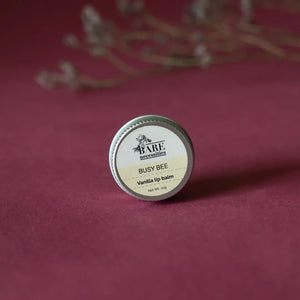 Busy Bee lip balm application nourishing chapped lip