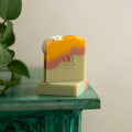 Saffron Bliss handmade spa bar cold-processed natural soap