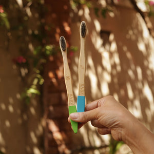 FDA-approved bamboo toothbrush family-safe sustainable oral care
