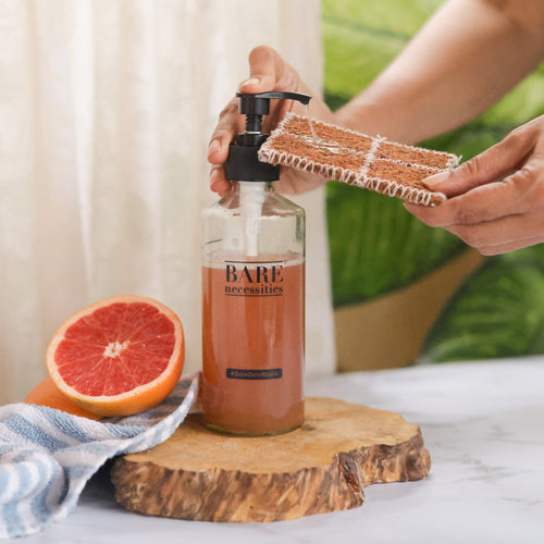 Dissolve powder-to-liquid dish soap sustainable refill