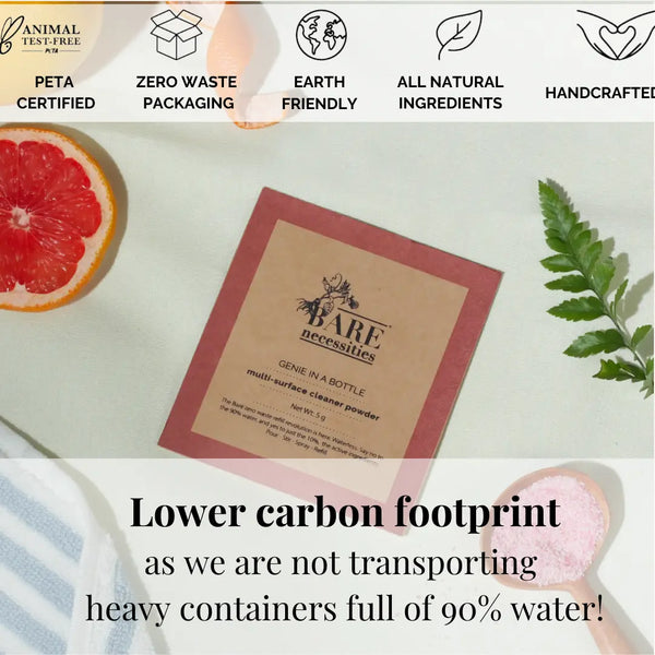 Genie surface cleaner natural ingredients safe for all surfaces