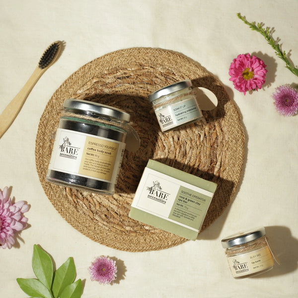 Zero waste personal care kit eco-friendly bathroom essentials sustainable