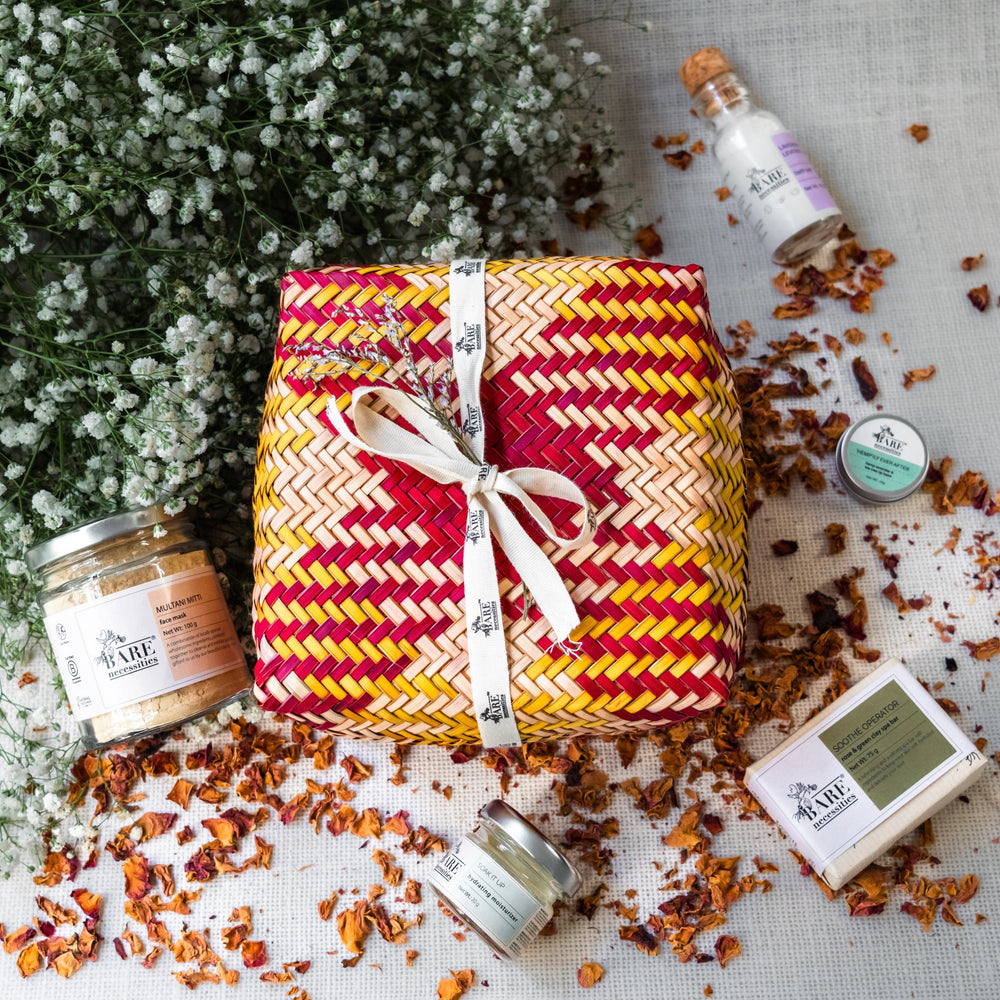 Curated beauty gift box sustainable skincare products for her