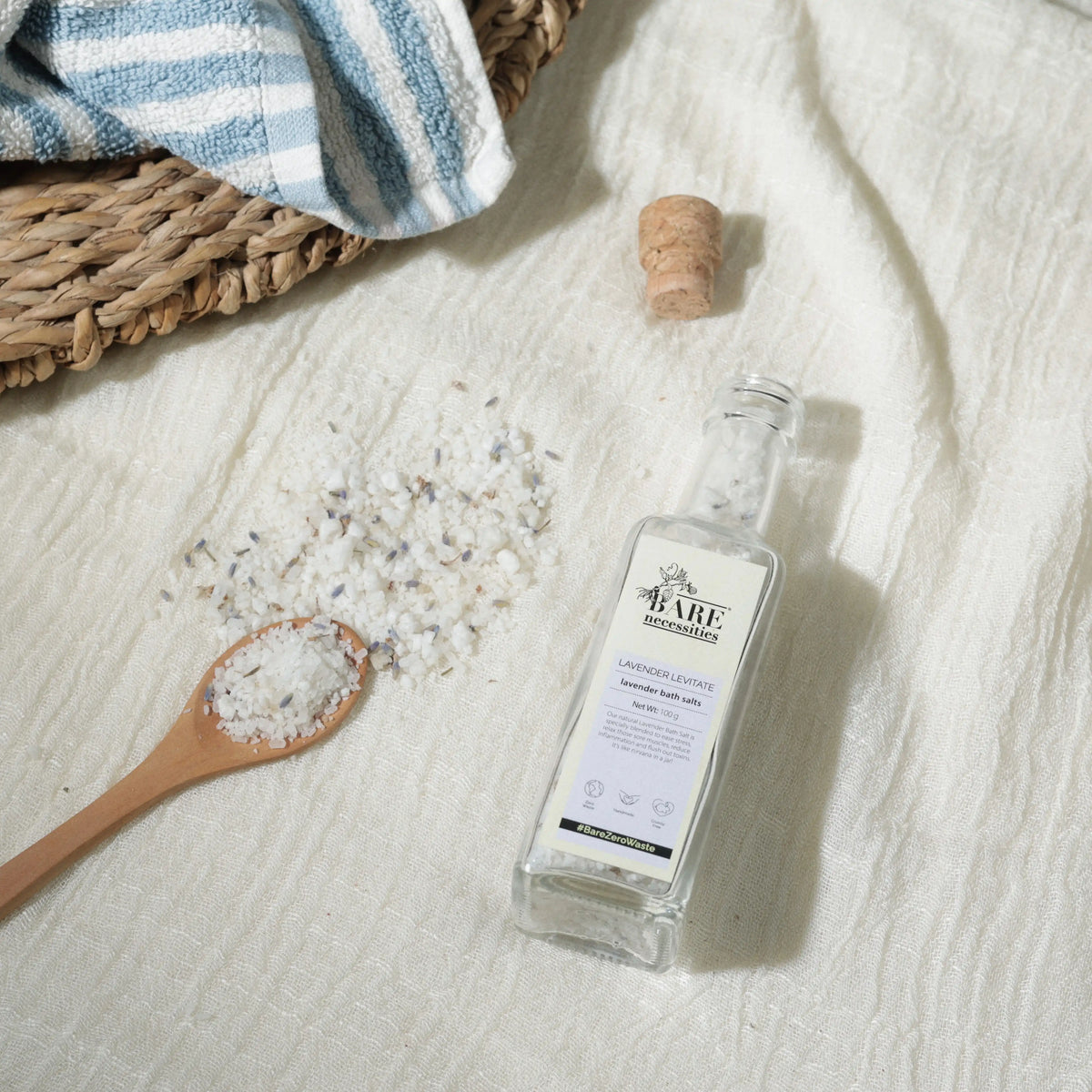 Lavender Levitate - Natural Epsom & Lavender Bath Salts for Relaxation