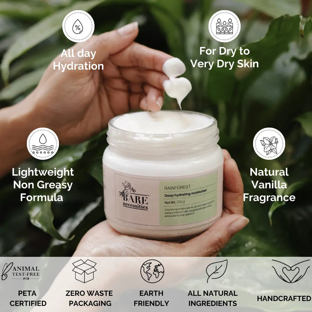 Rainforest Moisturizer face and body butter with aloe extract