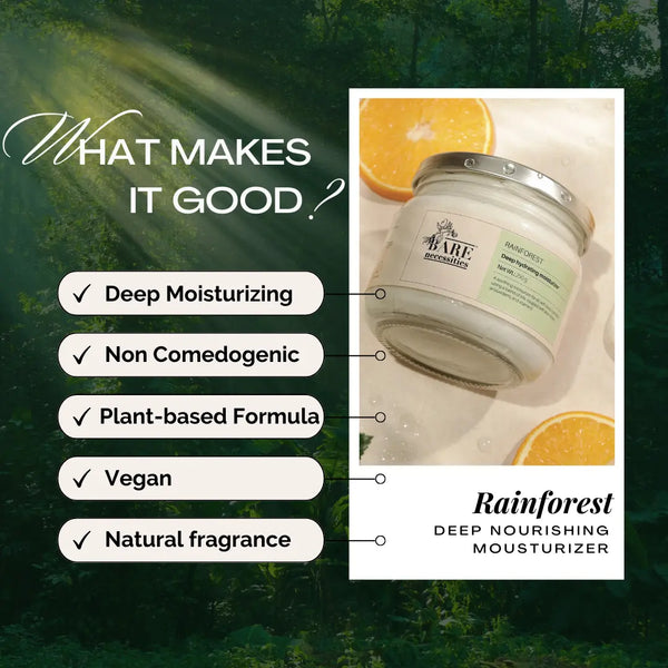 Rainforest Moisturizer with natural botanical ingredients