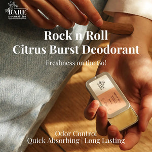 Natural solid deodorant plant-based ingredients zero waste