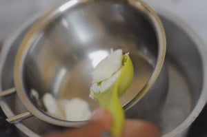 Natural lip balm with vitamins and essential fatty acids