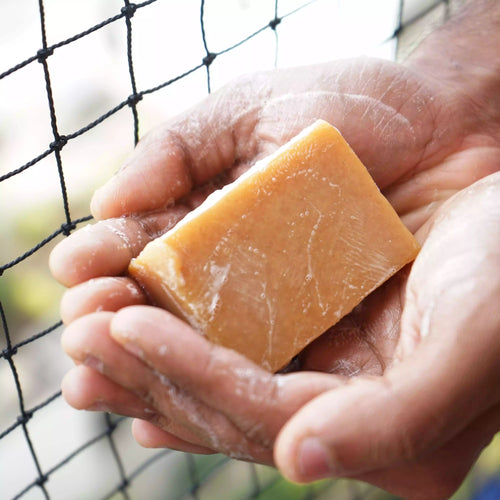 Natural turmeric soap glowing skin anti-bacterial benefits