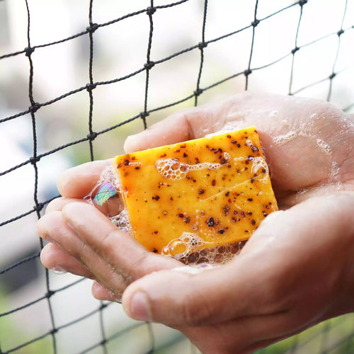 An Anecdote Annatto oil soap reduces wrinkles blemishes vegan