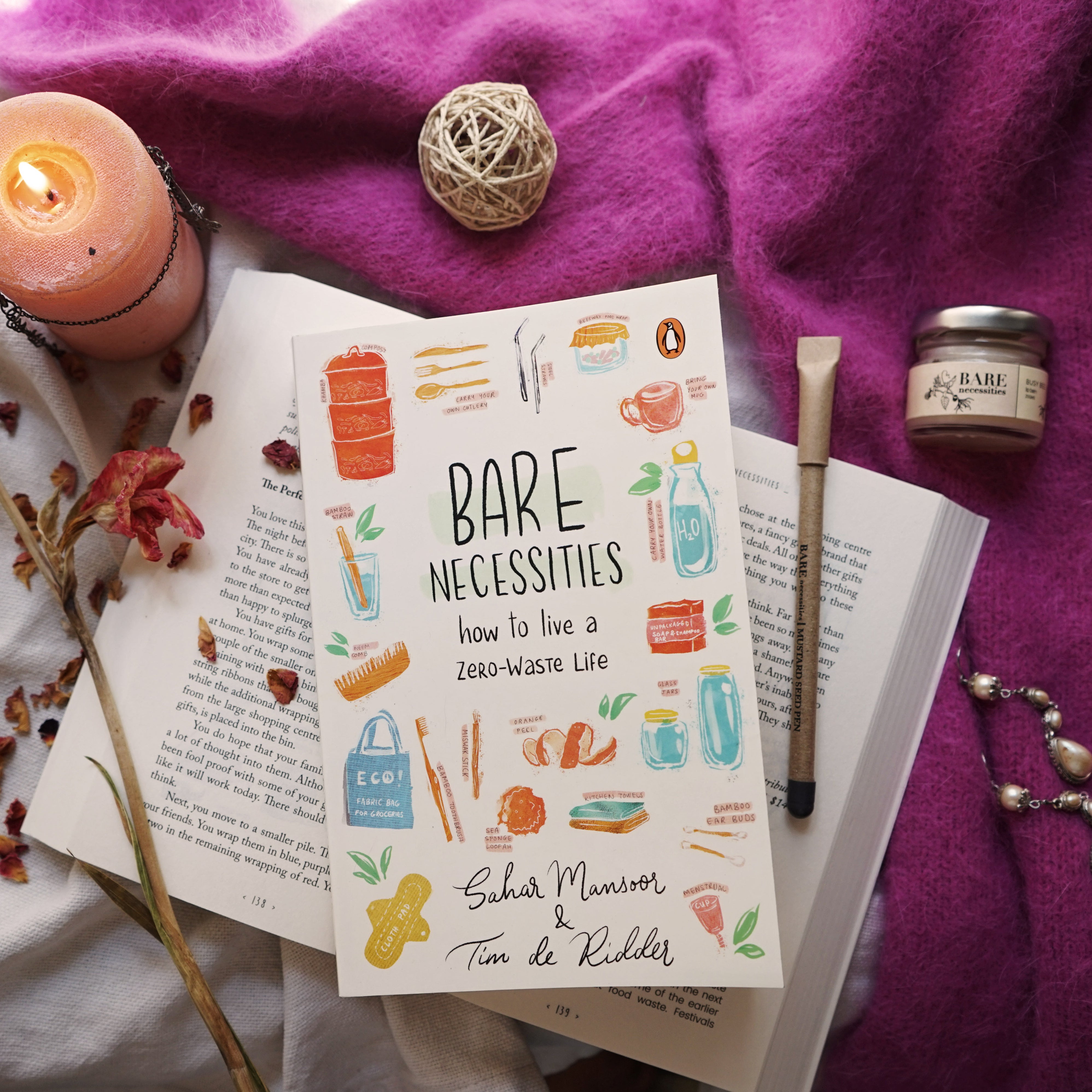 Bare Necessities: How to Live a Zero-Waste Life - Book by Sahar Mansoor & Tim De Ridder image 3