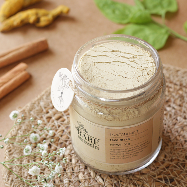 Natural Multani Mitti clay deep cleansing face pack