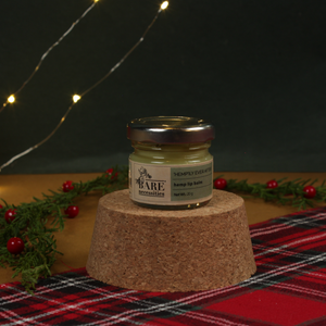 Natural hemp lip balm vegan eco-friendly sustainable beauty
