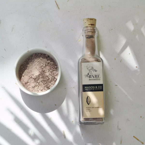 Mason & Co x Bare Necessities - Dessert Dry Shampoo - Natural Aerosol-Free for Dark Hair