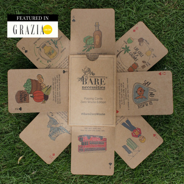 Bare's zero waste playing cards deck FSC certified paper eco-friendly