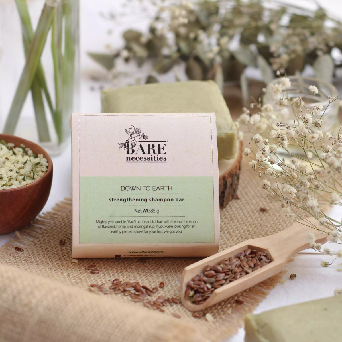 Down to Earth - Sulphate-Free Natural Shampoo Bar for Stronger & Voluminous Hair