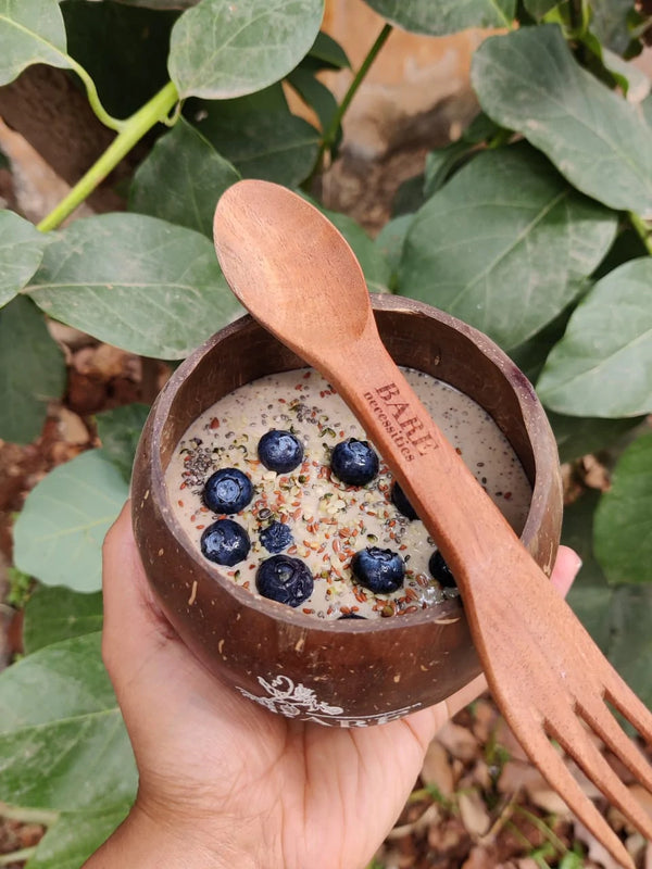 Coconut Bowl & Spork Combo [Moana & Island Life Inspired]