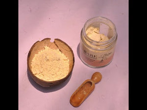 Terracotta Body Scrub - Natural Ubtan Exfoliator | Green Gram & Orange Peel